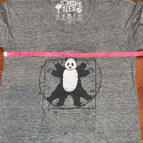 Vitruvian Panda Chive On Tshirt 🐼 - Picture 5 of 5